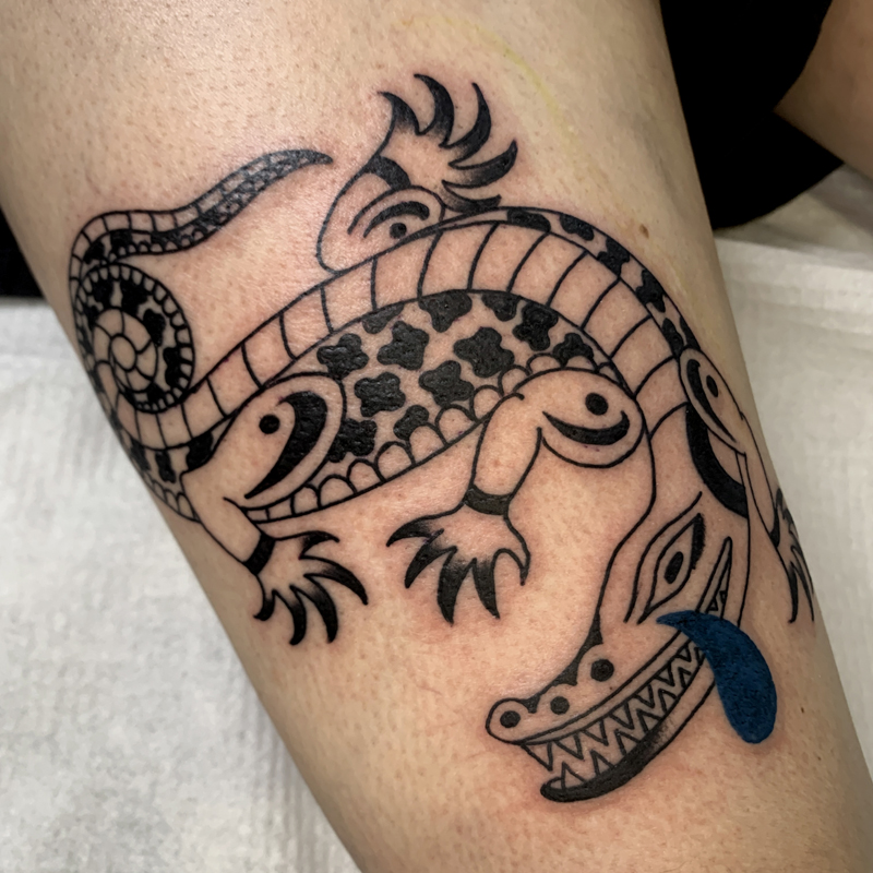 Squirrel Local Ecology Power Sigil Tattoo by Caitlin Drake McKay